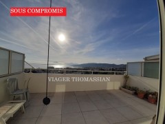 ANTIBES JUAN LES PINS (06160) Beau 2 pièces et garage, viager occupé, vue mer panoramique
